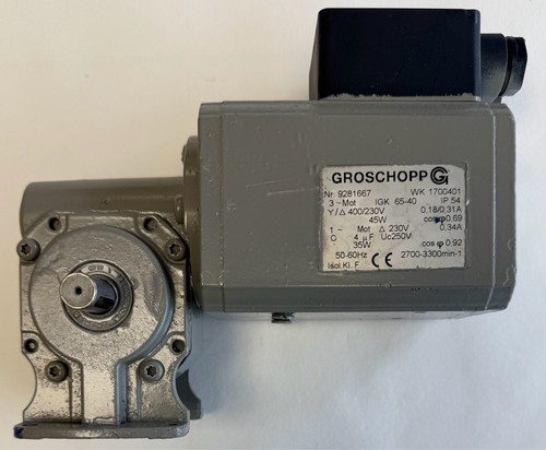 Groschopp getriebemotor mot - 3~,