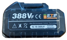 E.T.P. 18V Akku Model HL 18-388VF Li-ion ähnlich Bauart Makita. Defekt.