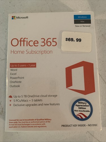 New sealed microsoft office - new,