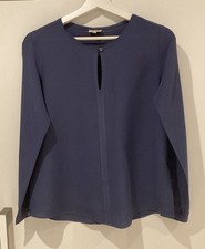 Her Shirt Seidenbluse blau