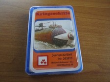 altes Quartett (1985) "Kriegsschiffe" von Heinrich Schwarz NEU und OVP in Folie