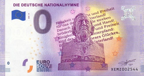 Euro schein die deutsche - 0,