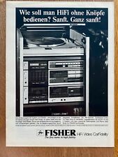 Fisher HiFi Stereo Anlage Original 1982 Vintage Advert Werbung Reklame