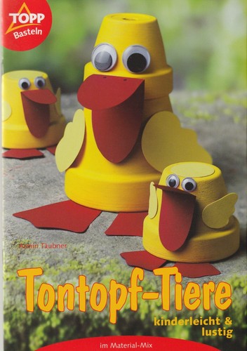 Bastelbuch tontopf tiere - bastelbuch, tontopf-