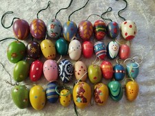 Ostereier Holzeier Baumbehang