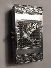 Silberne Schautulle Metall