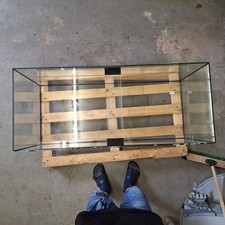 Aquarium 120x50x50cm Glasbecken 300 Liter rechteck Becken Glasaquarium Terrarium