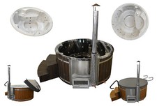 Badefass Hot Tub Whirlpool Außenwhirlpool SPA Jets LED Filter Pool Outdoor