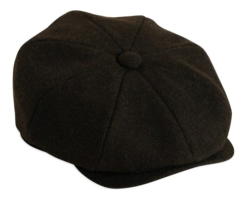 Shelby schwarze flache kappe - schwarze,