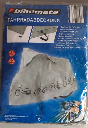 Bikemate fahrradabdeckung peva - fahrradabdeckung,