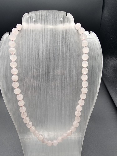 Rosenquarz kette 8mm - kette,