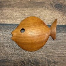 Vintage Holz Fisch Wanddeko