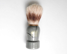 Rasierpinsel DORKO Solingen Holz Grau, Classic Shaving Brush Pure Bristles!