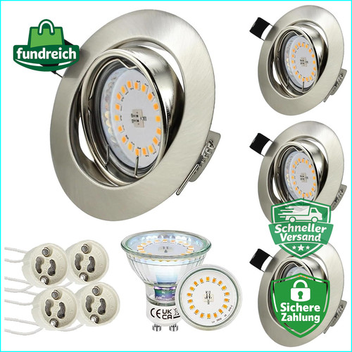 Led einbaustrahler 4er set - led,