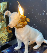 Tischlampe "hund" Welpelampe