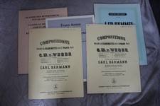 Noten: C. M. v. Weber: Konzert Nr. 1 für Klarinette und Klavier + Bonus