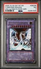 Yugioh Cyber End Drache Ultimate Rare 1. Auflage CRV-DE036 PSA 7 NM 2005