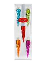 5 Eiszapfen Zapfen Glas