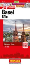 Hallwag Stadtplan Basel |