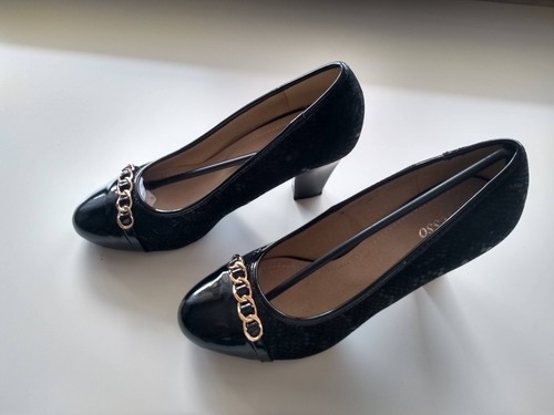 Damen pumps gr schwarz - 7,