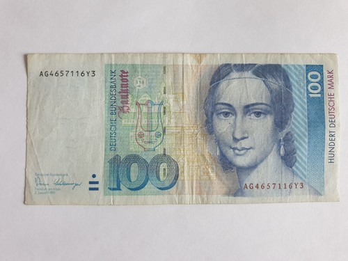 100 banknote deutsche - 100,