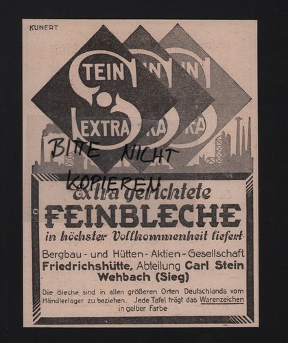 Wehbach werbung 1928 - 1928,, carl