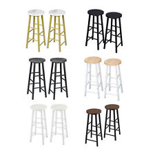2/4/6er Barhocker Barstuhl Küchenhocker Tresenstuhl Thekenhocker Bar Hocker Holz