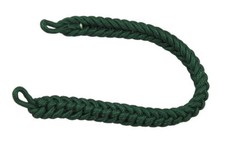 Schießschnur Kettenzopfgeflecht Schützenschnur - 43cm (Gold, Silber oder Grün)