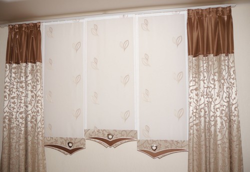 Moderne schiebegardinen set - moderne,