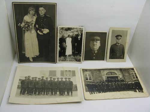 Konvolut alte fotos uniform - fotos,