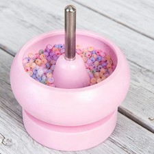 Perlenschale, Bastelbedarf, Perlenhalter Aus Holz, Mini-Größe,