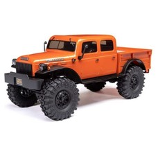 Axial AXI00007T SCX24 Dodge Power Wagon 4WD Rock Crawler Brushed RTR Orange
