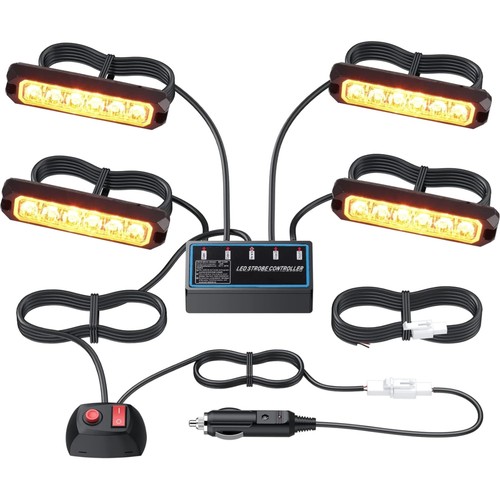 Led frontblitzer 4er - led, 24w
