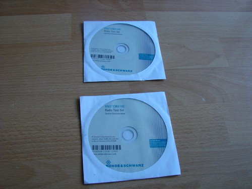 Rohde schwarz cma 180 - rohde, cd