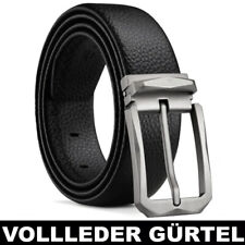 Gürtel Leder Schwarz 3.5cm