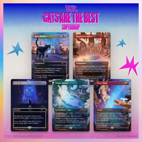 Secret lair mtg cats are - lair, the