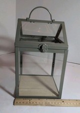 Glass & Metal Terrarium 10"T