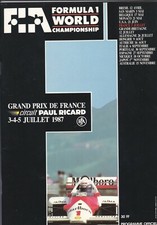 Programmheft GP Frankreich