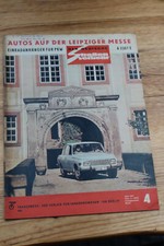 Der deutsche Straßenverkehr 4/1967 AWO mit 2 Stoye Seitenwagen,Einradanhänger