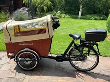 lastenrad e bike gebraucht bakfiets Cargo trike cruiser wide steps NN7 neuwertig