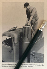 Fahrzeug Gaserzeuger Kohle 1942 Generator Mercedes Benz Gas Holz Anthrazit  409