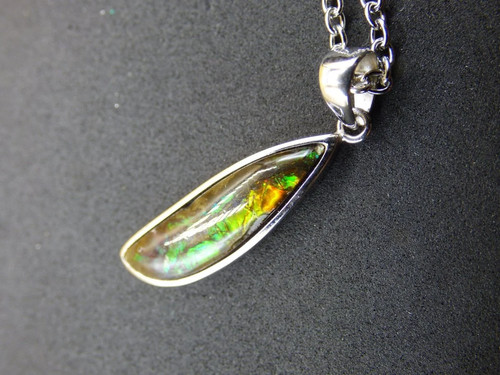 Ammolite edelstein kette 925 - edelstein,