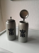2 Bierkrüge HB Original King 1 HOFBRÄUHAUS  1 Liter  