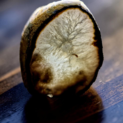 Achat-Geode-Teelichthalter