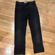 MNG Straight Denim Jeans Black