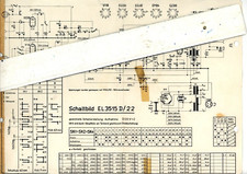 PHILIPS Schaltbild EL3515D Tonbandgerät Schaltplan