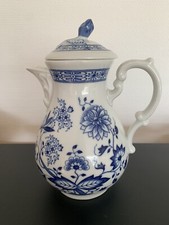 Hutschenreuter Kaffeekanne blaues Zwiebelmuster 1 Liter