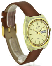 ZENTRA MANTA Tag/Datum vergoldete Automatic Vintage Herren Armbanduhr ca. 1970er