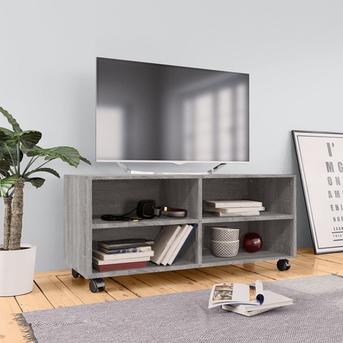 Schrank mit rollen - tv-schrank,