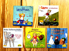 SET VON 5 PIXI BÜCHER: LEO LAUSEMAUS, BOBO, CARO, HANNES - 2008/14 ab 3 J. GUT!